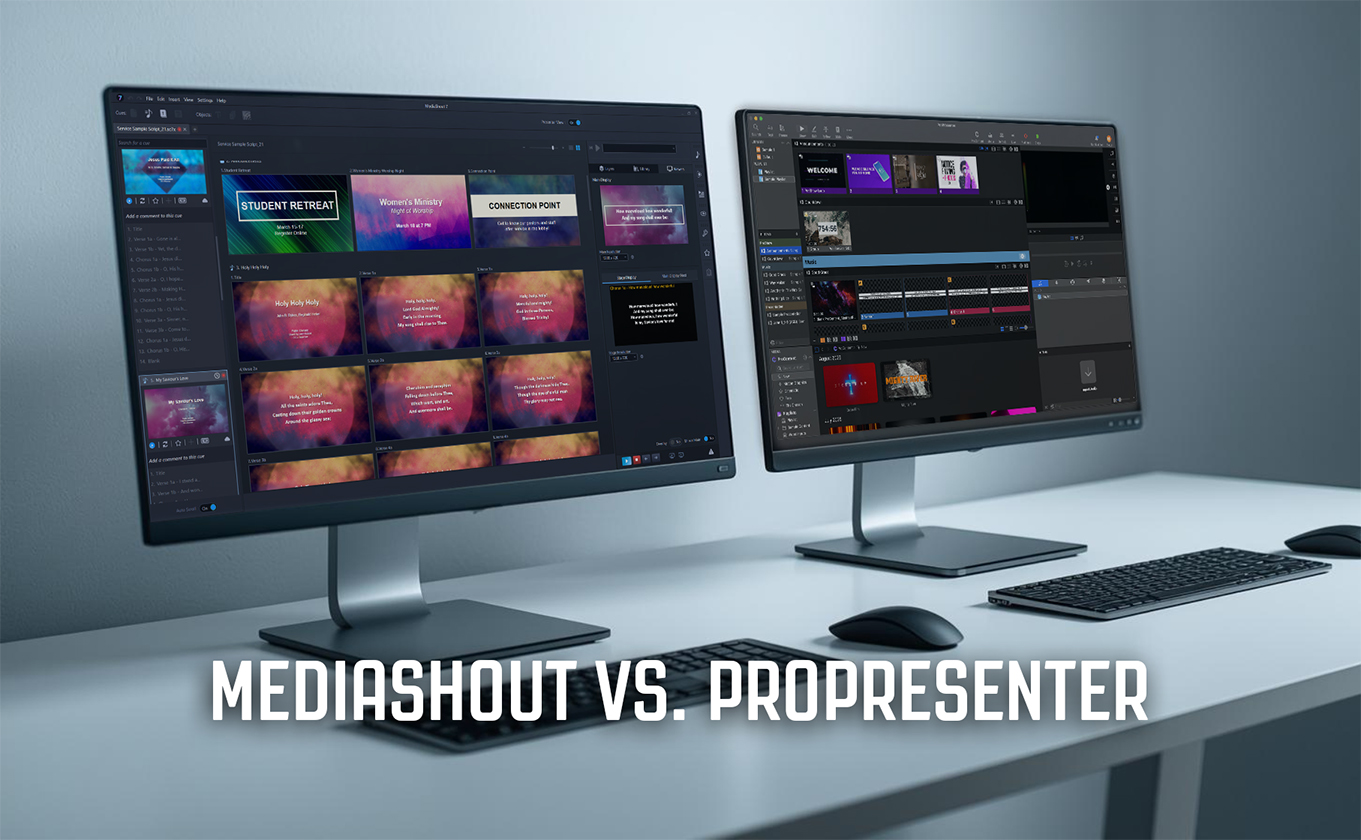 mediashout vs propresenter which is better presentation software for churches in 2025
