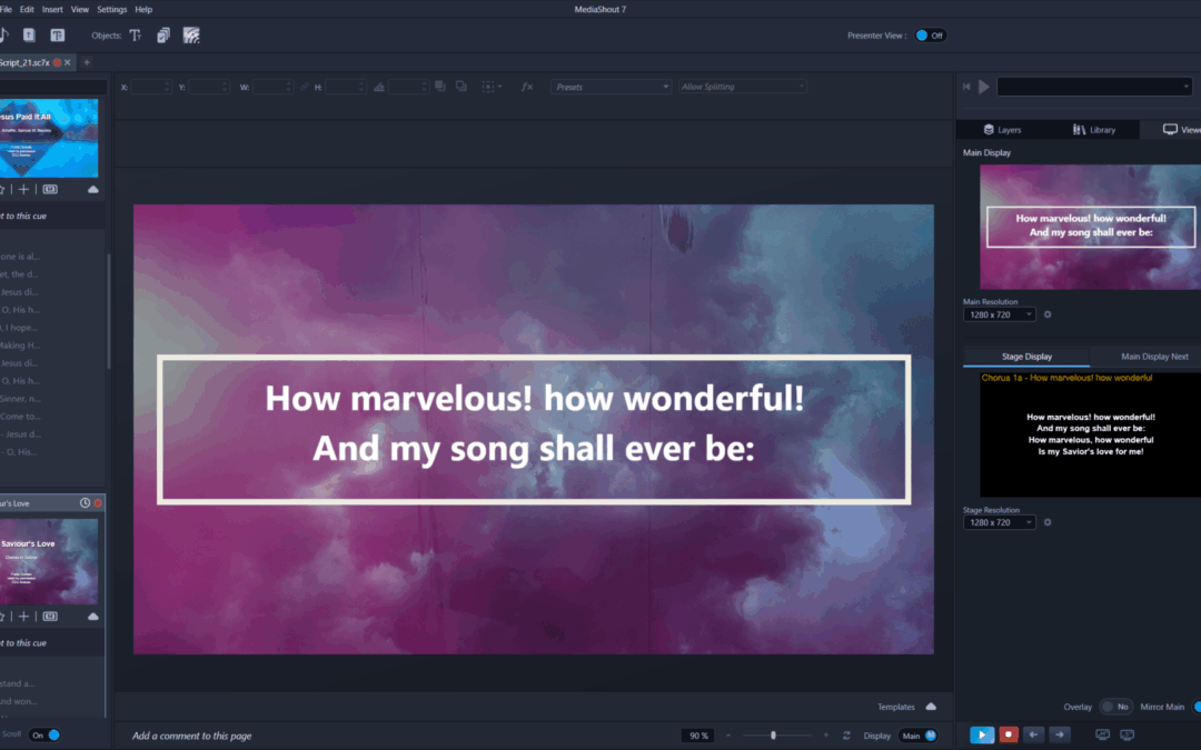 Which Church Presentation Software Includes Worship Song Lyrics and Bible Verses?