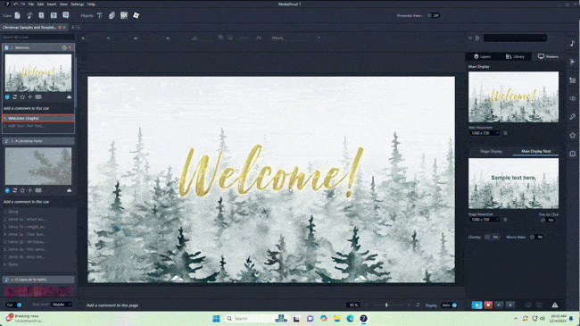 christmas service media elements for churches