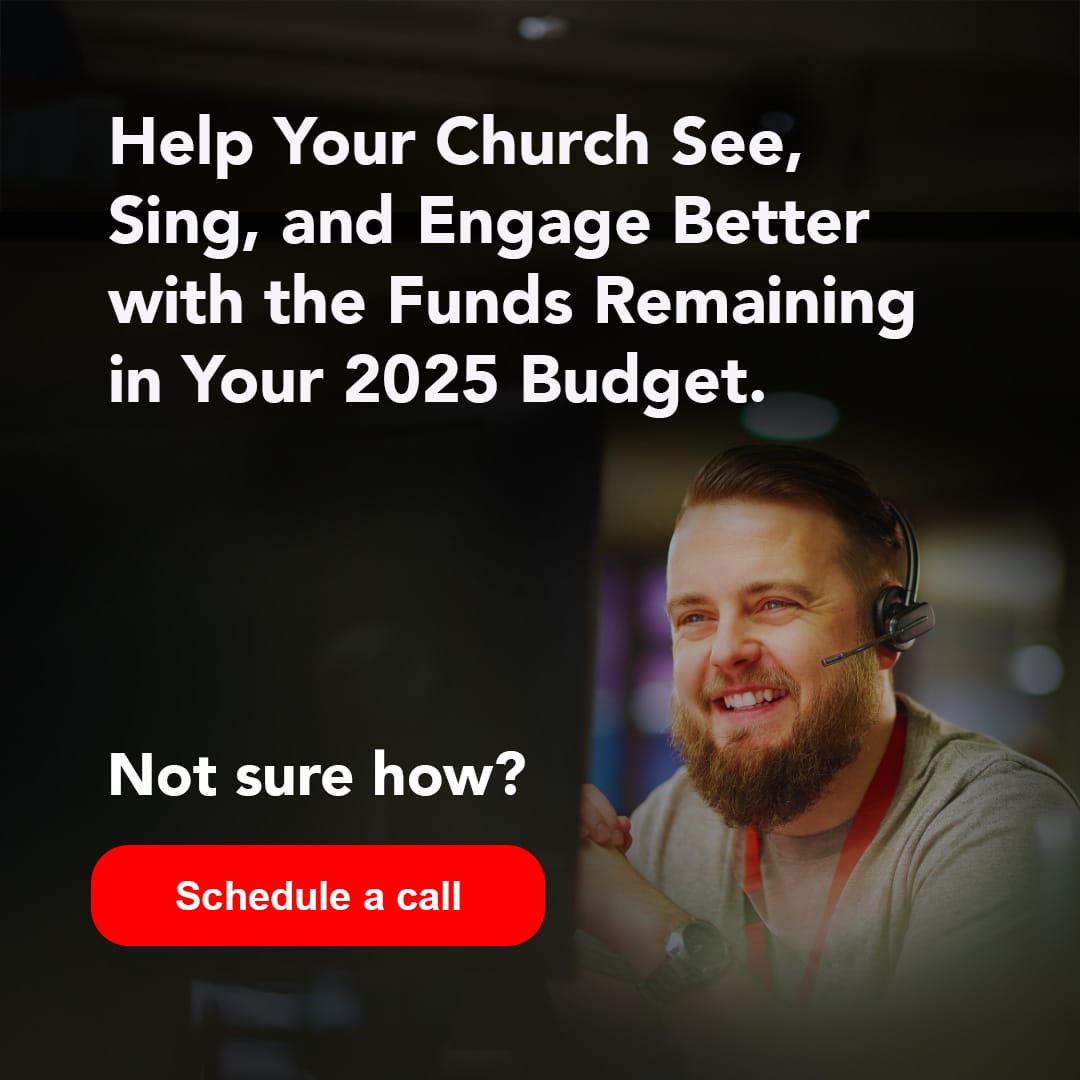 stewarding year-end church budget funds with church presentation software